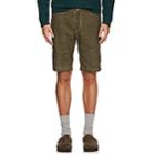 Massimo Alba Men's Striped Linen-cotton Shorts-green