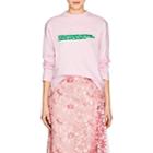 Calvin Klein 205w39nyc Women's Logo-embroidered Cotton Long-sleeve T-shirt-blush