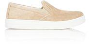 Prada Suede Slip-on Sneakers-nude