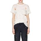 Nsf Women's Moore Distressed Cotton T-shirt-white