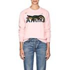 Amiri Women's Gator-logo Cotton Terry Sweatshirt-pink