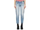 Moussy Women's Kelley Distressed Tapered Jeans