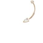 Loren Stewart Women's Curved-wire Ear Pin-gold