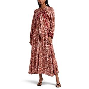 Natalie Martin Women's Fiore Floral-tapestry Maxi Dress