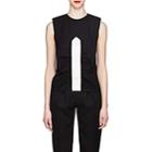 Givenchy Women's Oversized-placket Wool Top-black