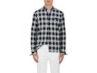 Ovadia & Sons Men's Diamond-jacquard Cotton Flannel Shirt
