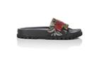 Gucci Men's Pursuit Treck Jacquard Slide Sandals