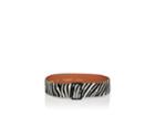 Maison Boinet Women's Zebra-striped Calf Hair Belt