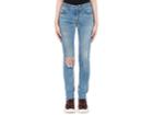 Balenciaga Women's Distressed Slim Straight Jeans