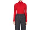 Derek Lam Women's Ribbed Cashmere-silk Turtleneck Sweater