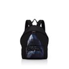 Givenchy Men's Shark Leather-trimmed Canvas Backpack - Black