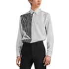 Givenchy Men's Mixed-print Silk Twill Shirt - Black