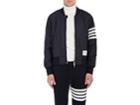 Thom Browne Men's Striped Tech-fabric Ripstop Bomber Jacket