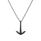 Miansai Men's Anchor Pendant Necklace-black