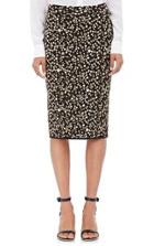 Givenchy Floral Jacquard Skirt-colorless