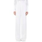 Givenchy Women's Wool Wide-leg Pants-white