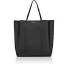 Balenciaga Women's Everyday M Logo Leather Tote Bag - Gray