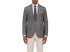 Isaia Men's Sanita Checked Wool-silk Two-button Sportcoat