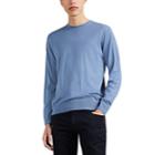 Prada Men's Virgin Wool Crewneck Sweater - Blue