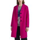 Marc Jacobs Women's Velvet-trimmed Wool Coat - Pink