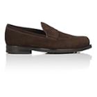 Tod's Men's Suede Penny Loafers-brown