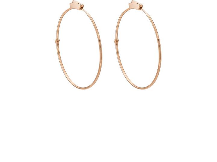 Jennifer Meyer Women's Rose Gold Hoop Earrings