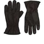 Barneys New York Men's Fleece-lined Nylon Sport Gloves-black