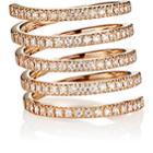 Roberto Marroni Women's Diamond Spiral Ring