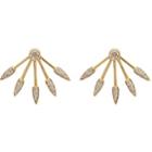 Pamela Love Fine Jewelry Women's Five Spike Earrings-gold