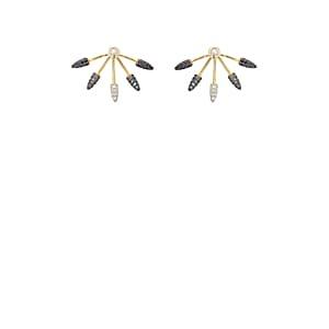 Pamela Love Fine Jewelry Women's Five Spike Earrings-blue