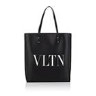 Valentino Garavani Men's Vltn Leather Tote Bag - Black