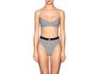 Onia Women's Lydia Gingham Underwire Bikini Top