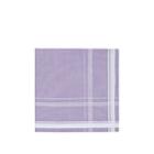 Simonnot Godard Men's Sarabande Satin-striped Cotton Pocket Square - Purple