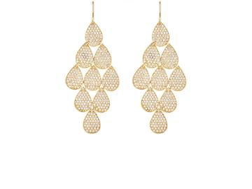 Irene Neuwirth Diamond Collection Women's Nine-drop Earrings