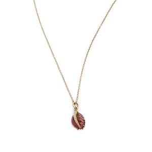 Feathered Soul Women's #precious Pendant Necklace - Gold