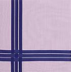 Simonnot Godard Men's Stripe-border Handkerchief