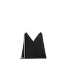 Mm6 Maison Margiela Women's Small Leather Triangle Bag - Black