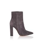 Gianvito Rossi Women's Piper Suede Ankle Boots - Gray