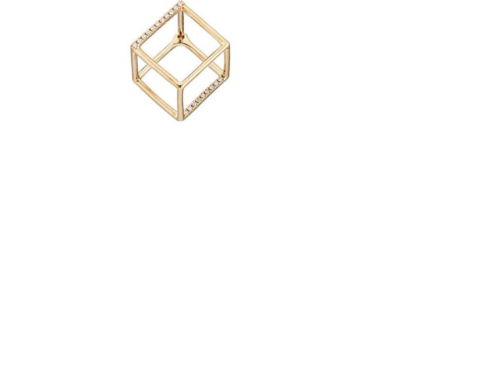 Shihara Women's 3d Diamond Square Earring