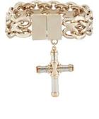Givenchy Cross Charm Bracelet-colorless