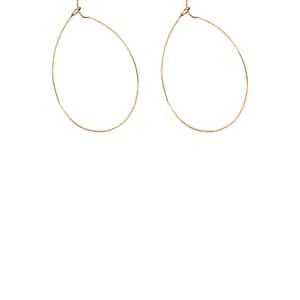 Julie Wolfe Women's Hammered Hoop Earrings-gold