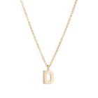 Bianca Pratt Women's D Pendant Necklace-gold