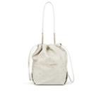 Saint Laurent Women's Teddy Sac Star-print Leather Bucket Bag - White