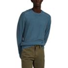 Rag & Bone Men's Lance Cotton Crewneck Sweater - Blue