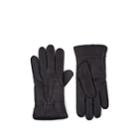 Barneys New York Men's Cashmere-lined Deerskin Gloves - Navy