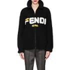 Fendi Women's Fendi Mania Reversible Shearling Jacket-black