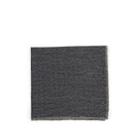 Paolo Albizzati Men's Herringbone Wool-cotton Pocket Square - Gray