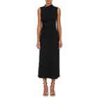 Victoria Beckham Women's Compact Knit Midi-dress-black