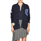 Opening Ceremony Women's Cotton Varsity Cardigan-navy