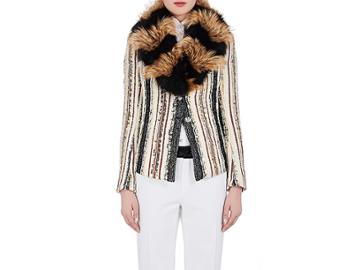 Lanvin Women's Fur-collar Two-button Jacket